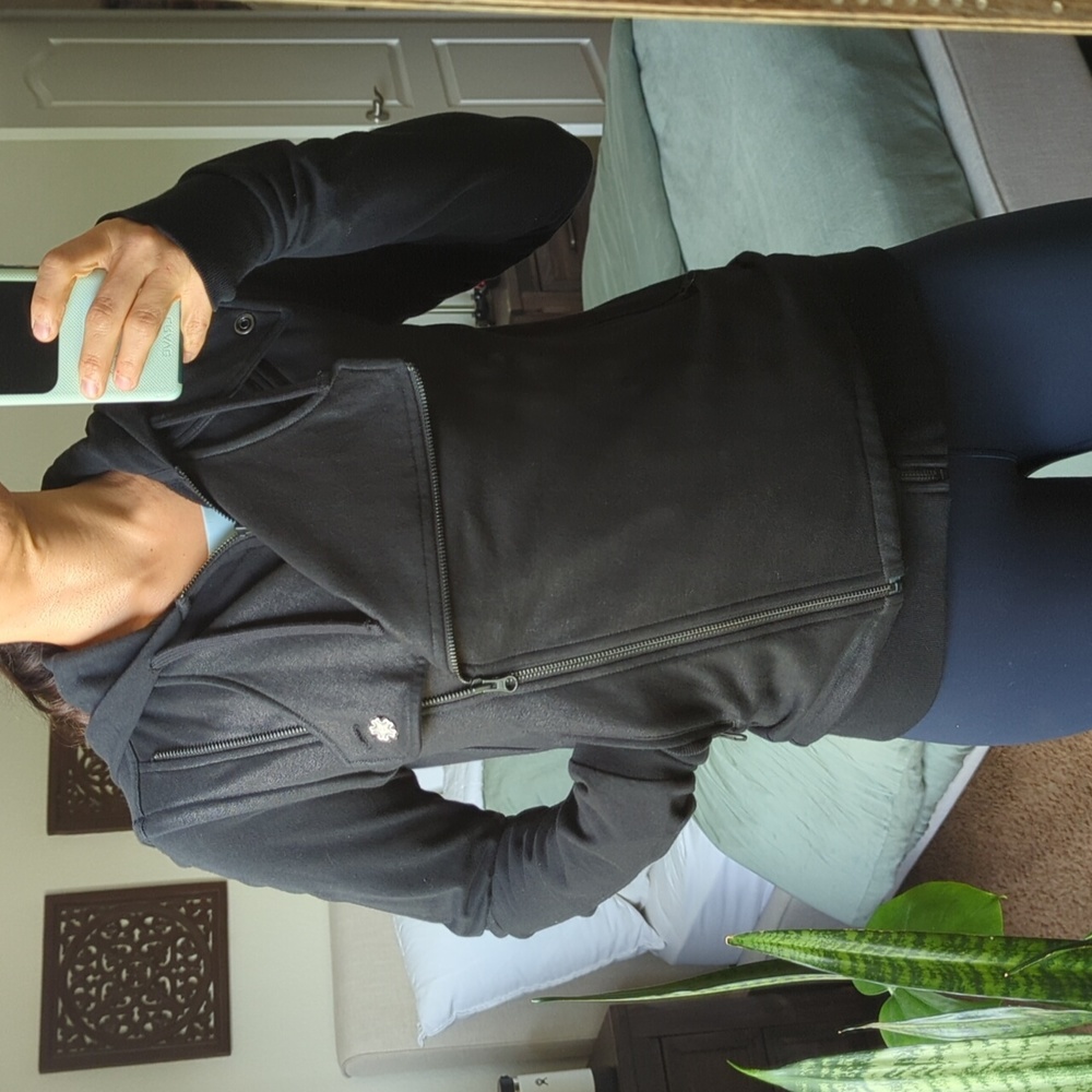Obey - women's moto bomber style jacket - size xs